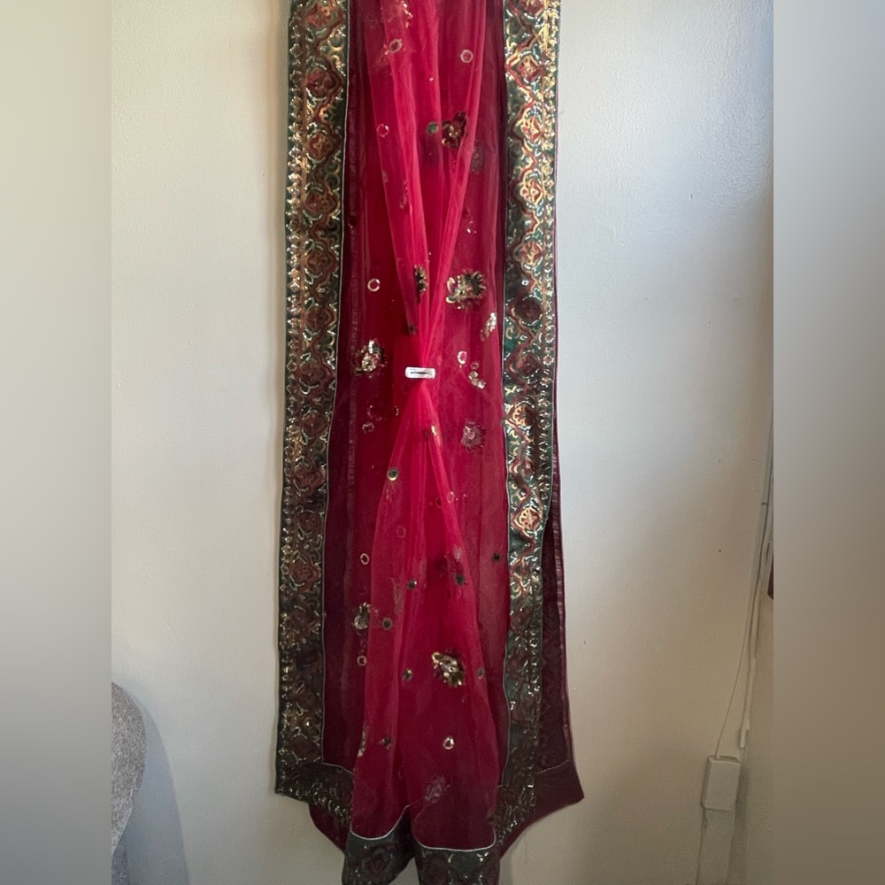 Indian/Bengali Lehenga Choli/Blouse Set View 6